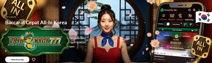 live casino baccarat cepat all in korea