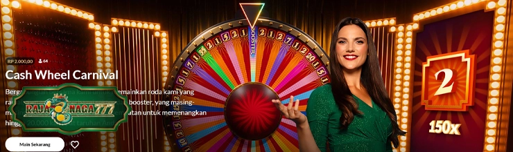 live casino cash wheel carnival